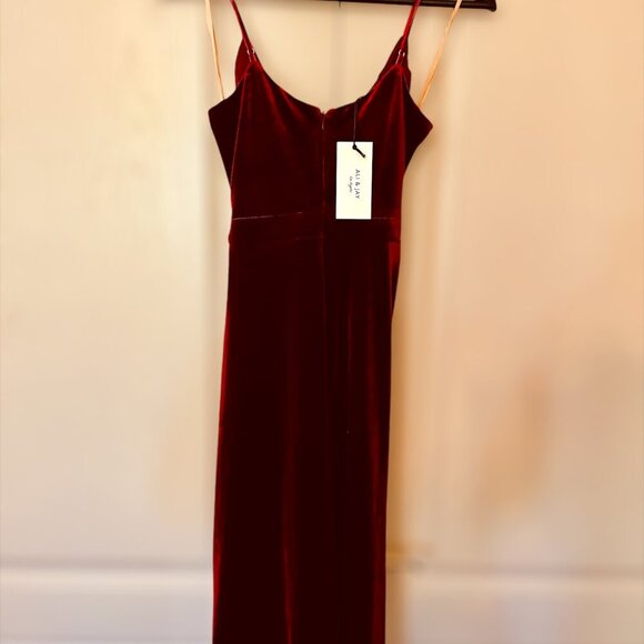 Ali & Jay Red Velvet Dress (NEW) - Picture 3 of 5
